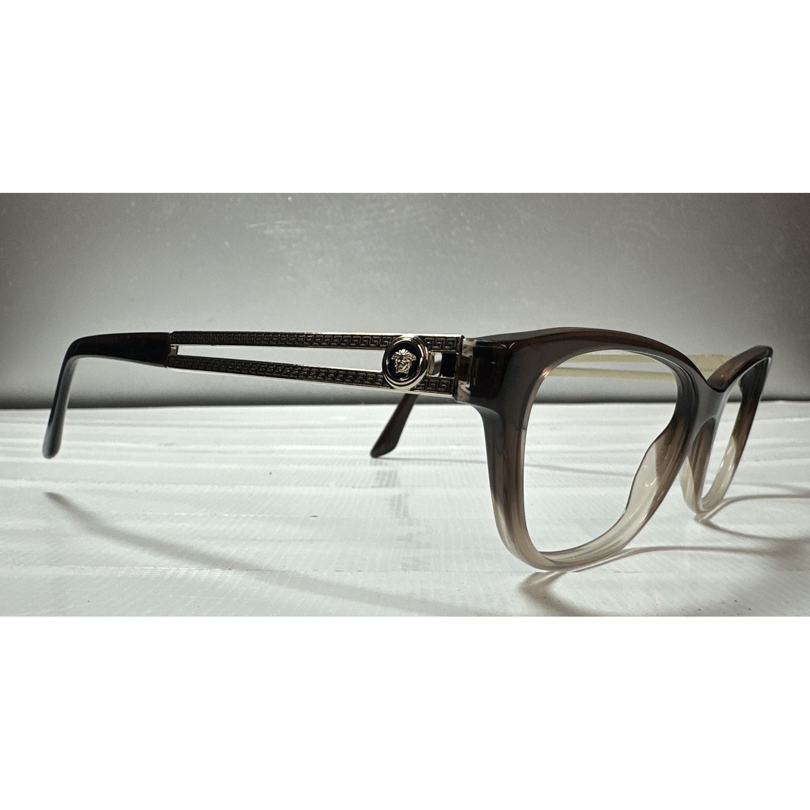 Authentic Versace Glasses Mod. 3220 5165 Brown Gold 54mm Frames Eyeglasses Rx